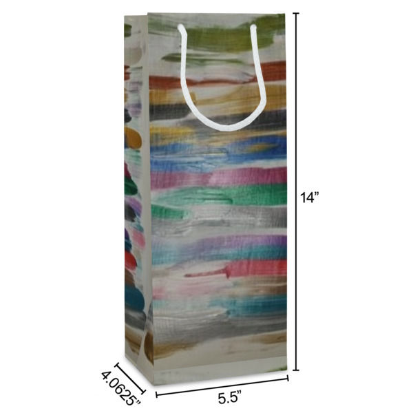 Custom Design - Wine Gift Bag - Dimensions