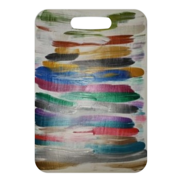 Custom Design - Metal Luggage Tag - Front Without Strap