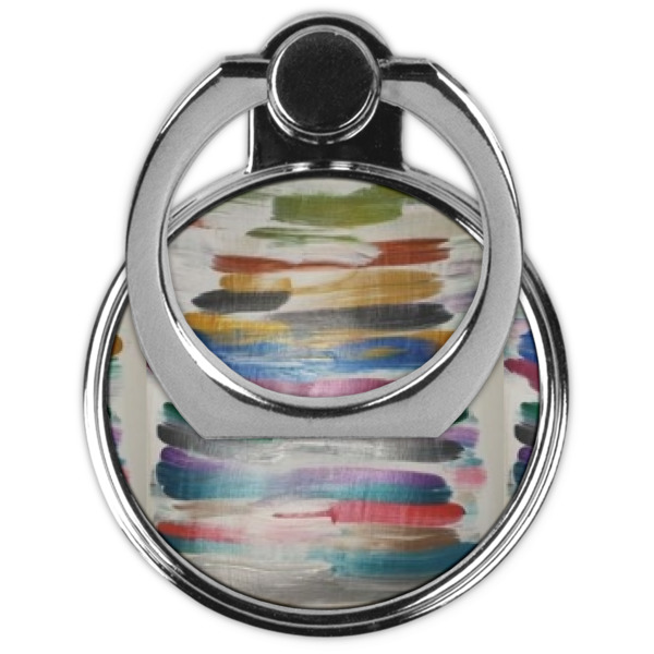 Custom Design - Cell Phone Ring Stand & Holder - Front (Collapsed)