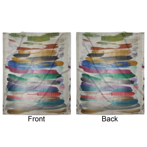 Custom Design - Minky Blanket - 50"x60" - Double Sided - Front & Back