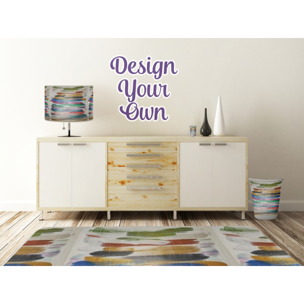 Custom Design - Wall Graphic Decal Wooden Desk