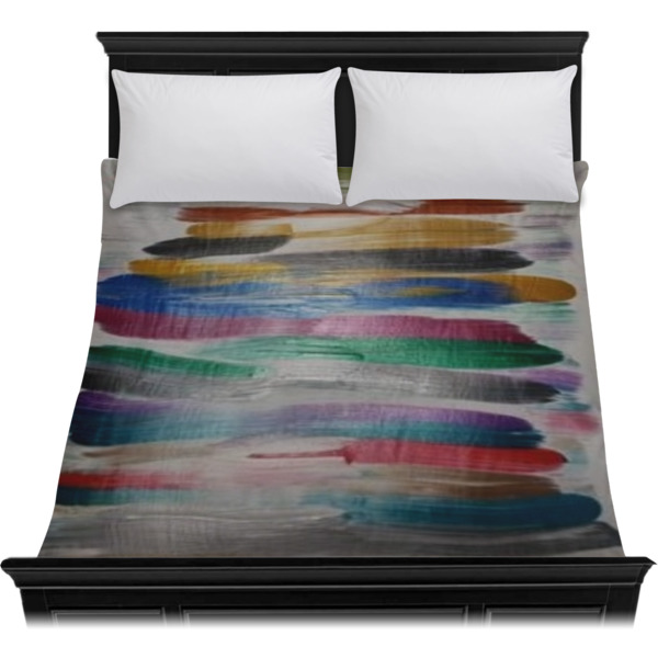 Custom Design - Duvet Cover - Queen - On Bed - No Prop