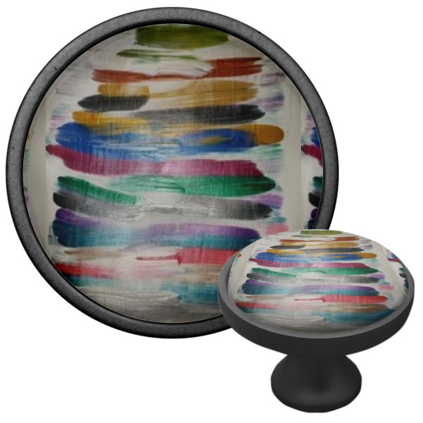 Custom Design - Cabinet Knob - Black - Multi Angle