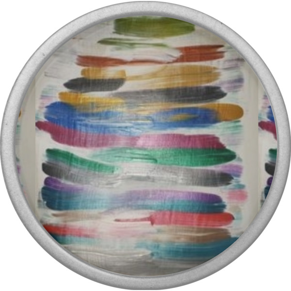 Custom Design - Cabinet Knob - Nickel - Front