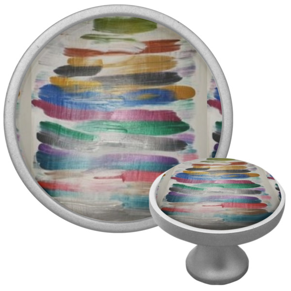 Custom Design - Cabinet Knob - Nickel - Multi Angle