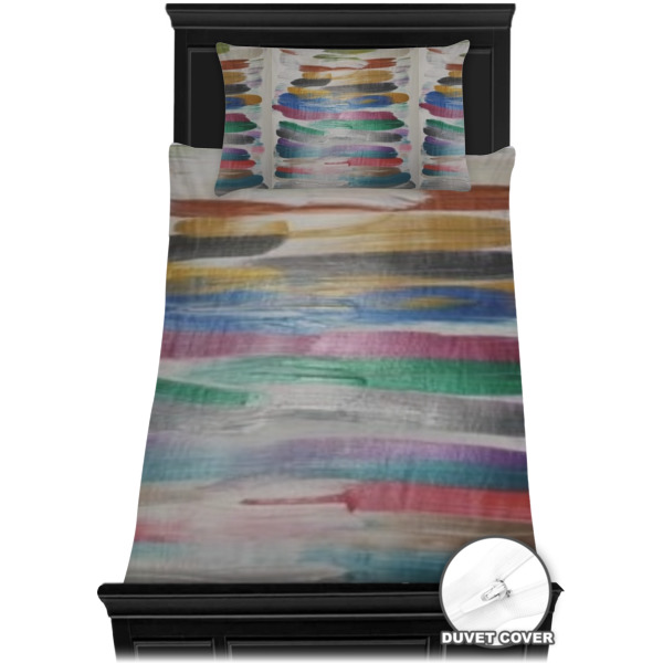 Custom Design - Bedding Set - Twin - Duvet - On Bed