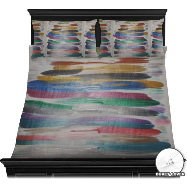 Custom Design - Bedding Set - Queen - Duvet - On Bed