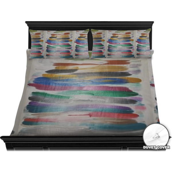 Custom Design - Bedding Set - King - Duvet - On Bed