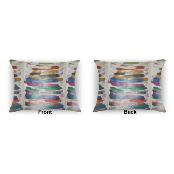 Custom Design - Outdoor Rectangular Throw Pillow (Front and Back)