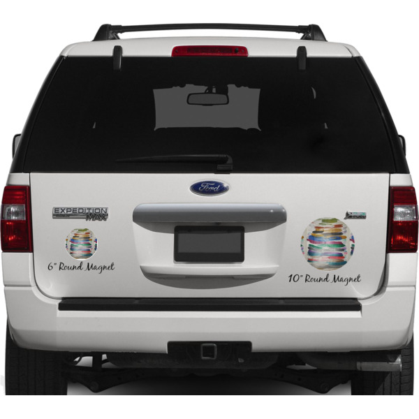 Custom Design - Personalized Car Magnets on Ford Explorer