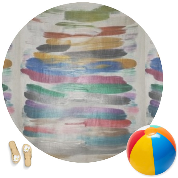 Custom Design Your Own Round Beach Towel