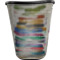 Design Your Own Waste Basket - Single-Sided - Black