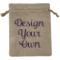Design Your Own Burlap Gift Bag