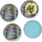 Design Your Own Glass Lunch / Dinner Plate 10" - Set of 4