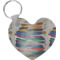 Design Your Own Heart Plastic Keychain