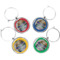 Design Your Own Wine Charms - Set of 4
