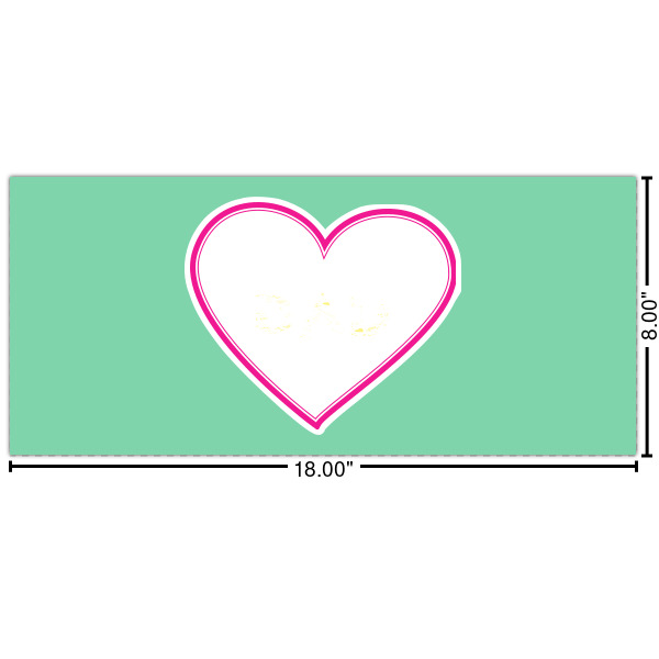 Custom Design Your Own Cabinet Decal - Small