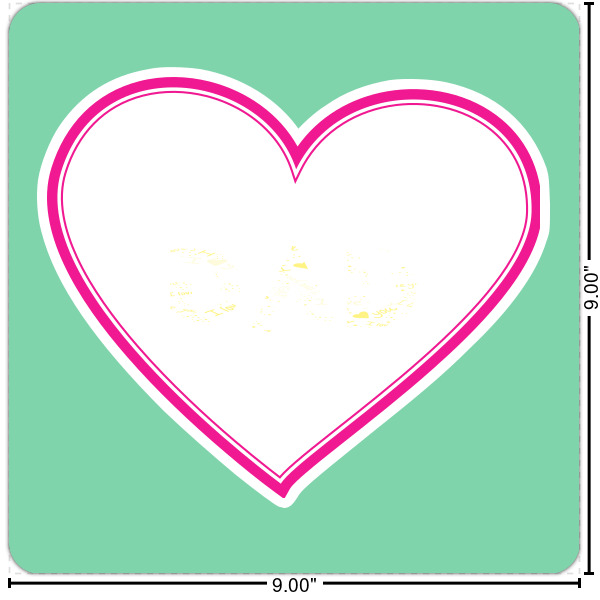 Custom Design Your Own Square Decal - Small