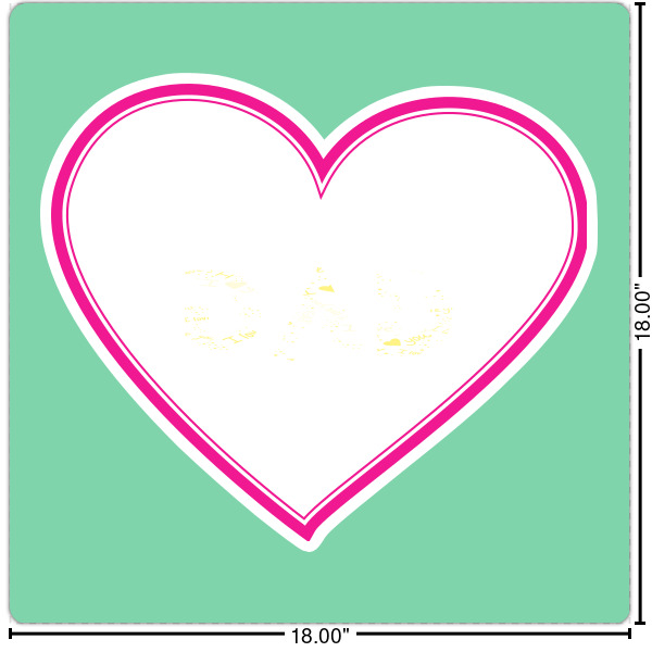 Custom Design Your Own Square Decal - Large