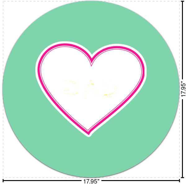 Custom Design Your Own Round Decal - Large