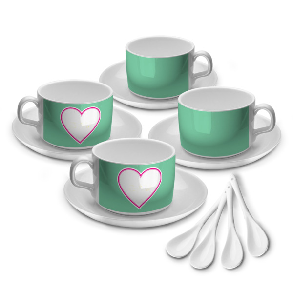Custom Design - Tea Cup - Set of 4