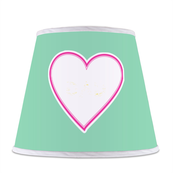 Custom Design - Poly Film Empire Lampshade - Front View