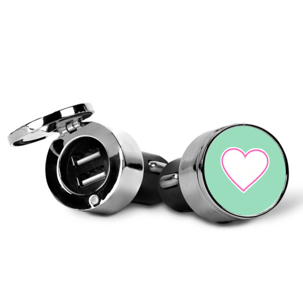 Custom Design - USB Car Charger - Open & Closed