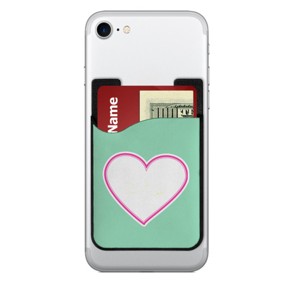 Custom Design Your Own 2-in-1 Cell Phone Credit Card Holder & Screen Cleaner