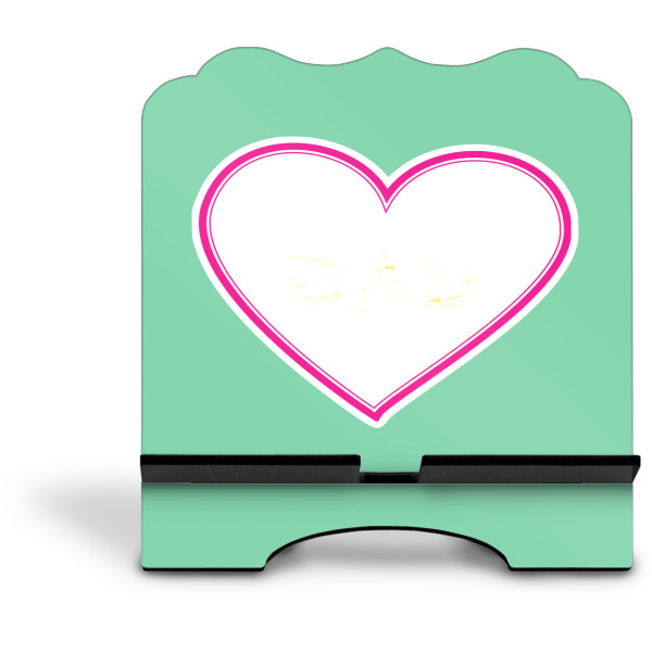 Custom Design - Stylized Tablet Stand - Front without iPad