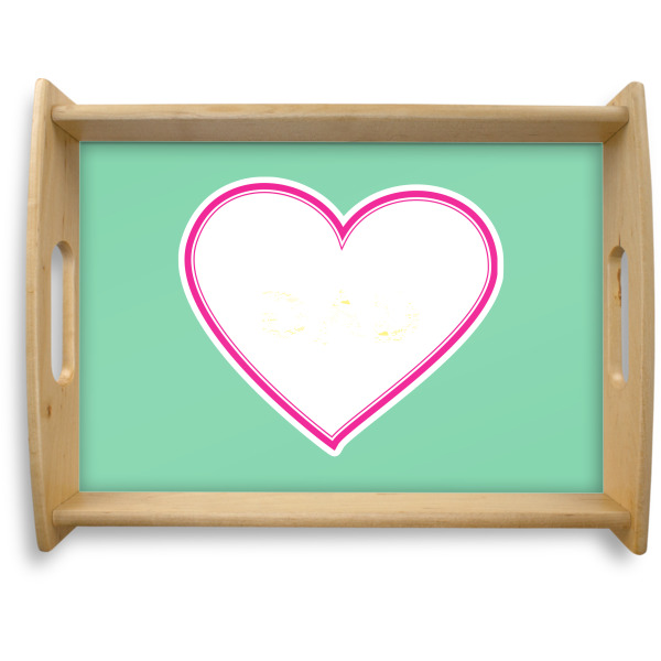 Custom Design Your Own Natural Wooden Tray - Large