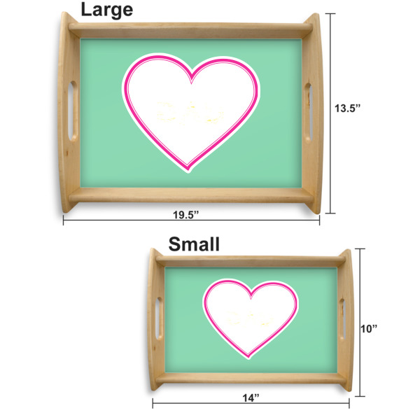 Custom Design - Serving Tray Wood Sizes