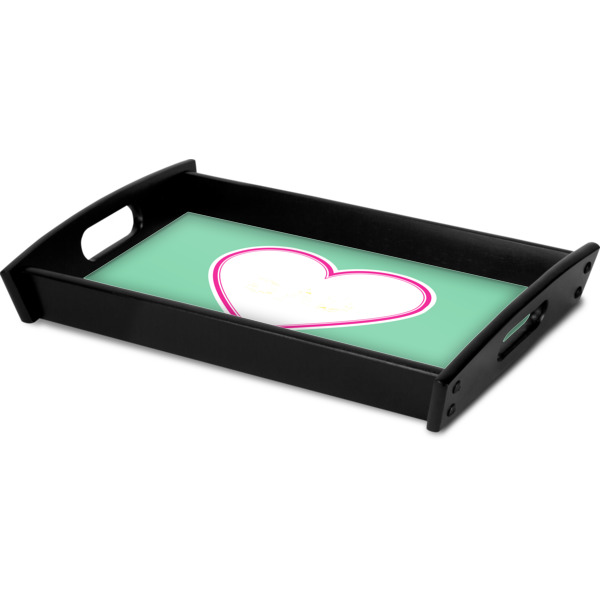 Custom Design - Serving Tray Black - Corner
