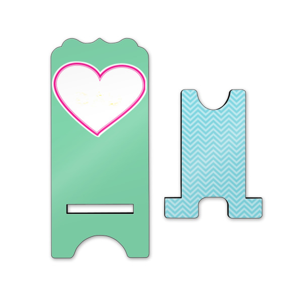 Custom Design - Stylized Phone Stand - Front & Back - Small