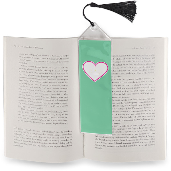 Custom Design - Bookmark w/ Tassel - In Book