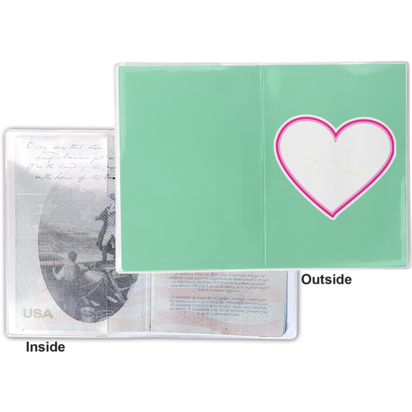 Custom Design - Vinyl Passport Holder - Flat Front and Back