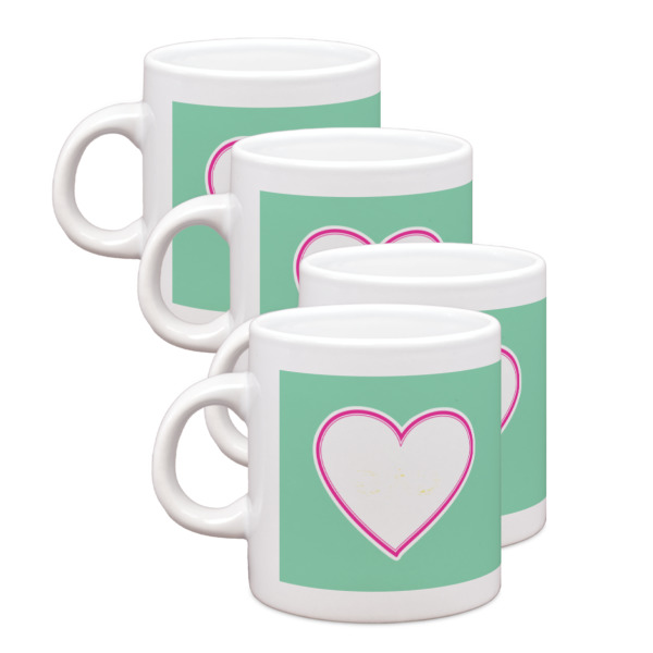 Custom Design Your Own Single Shot Espresso Cups - Set of 4