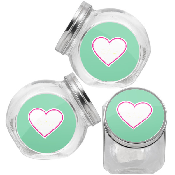 Custom Design - Puppy Treat Jar - Top Left Right