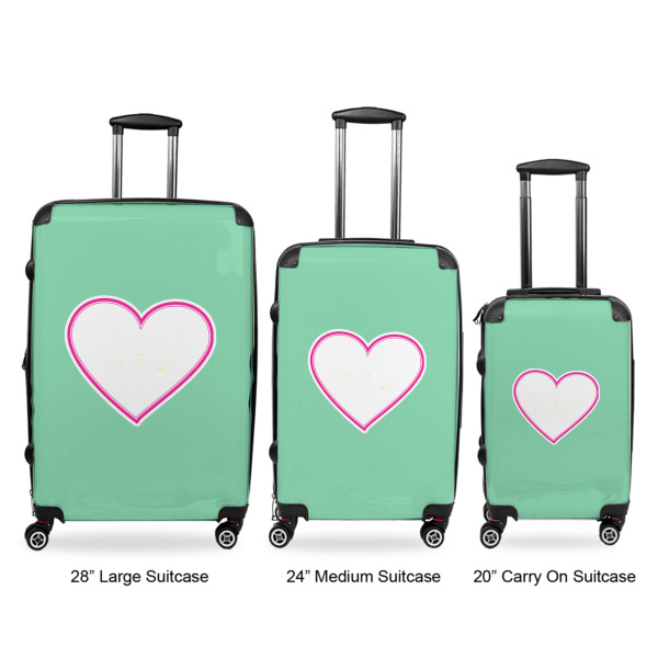 Custom Design - Luggage Bags all sizes - With Handle