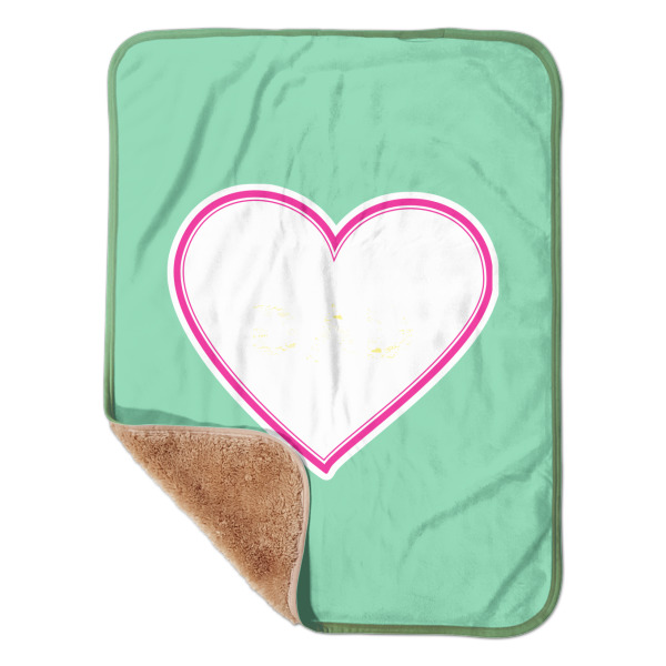 Custom Design Your Own Sherpa Baby Blanket - 30" x 40"