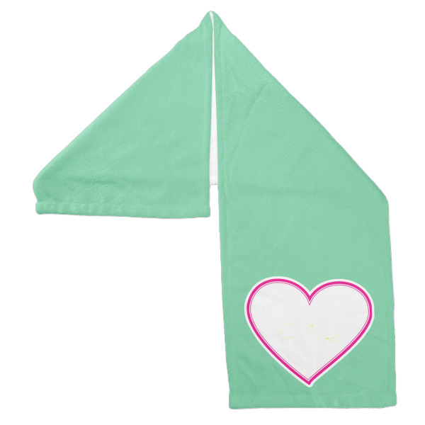 Custom Design - Sports Towel Folded - Both Sides Showing