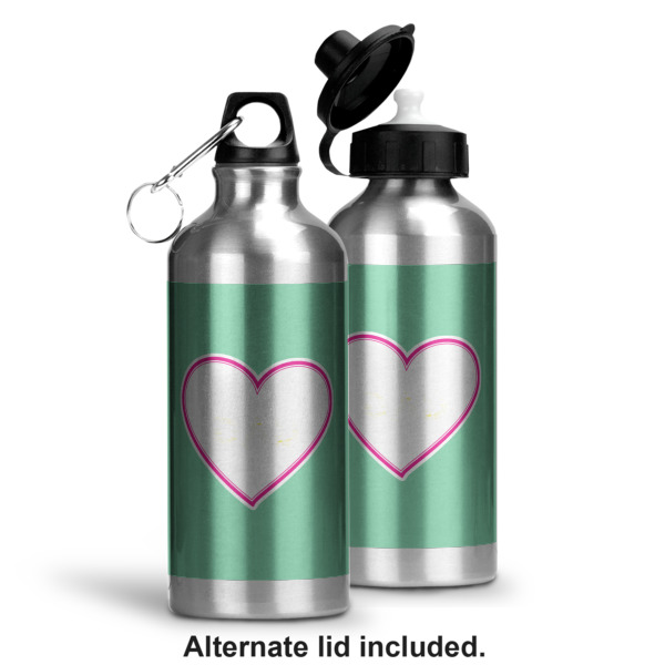 Custom Design - Aluminum Water Bottle - Alternate lid options