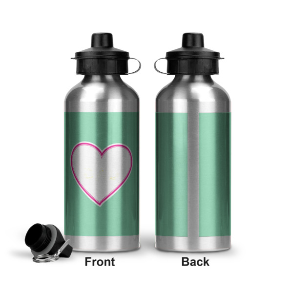 Custom Design - Aluminum Water Bottle - Front and Back