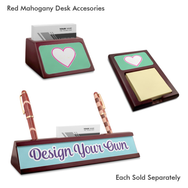 Custom Design - Mahogany Desk Accessories