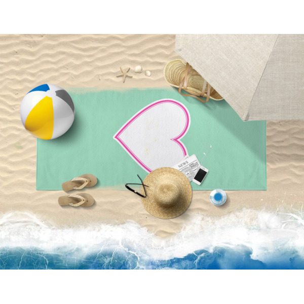 Custom Design - Beach Towel - Lifestyle on Beach