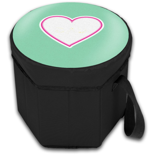 Custom Design - Collapsible Personalized Cooler & Seat (Closed)