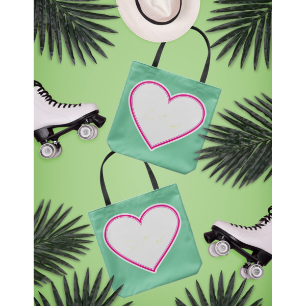 Custom Design - Canvas Tote Lifestyle Front and Back