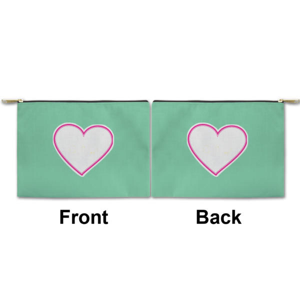 Custom Design - Small Zipper Pouch Approval (Front and Back)