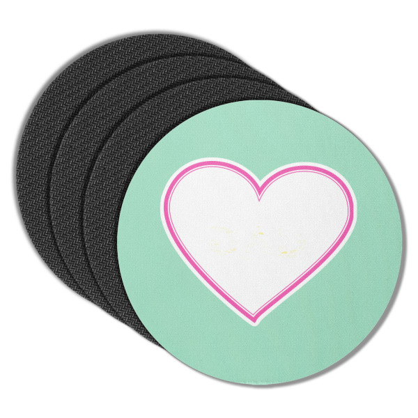 Custom Design - Round Coaster Rubber Back - Main