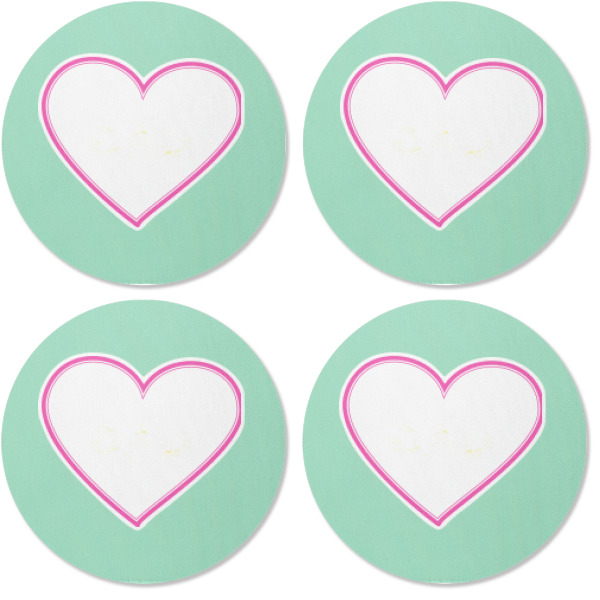 Custom Design - Coaster Round Rubber Back - Apvl