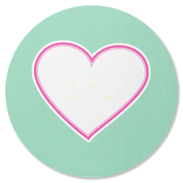 Custom Design - Round Coaster Rubber Back - Single